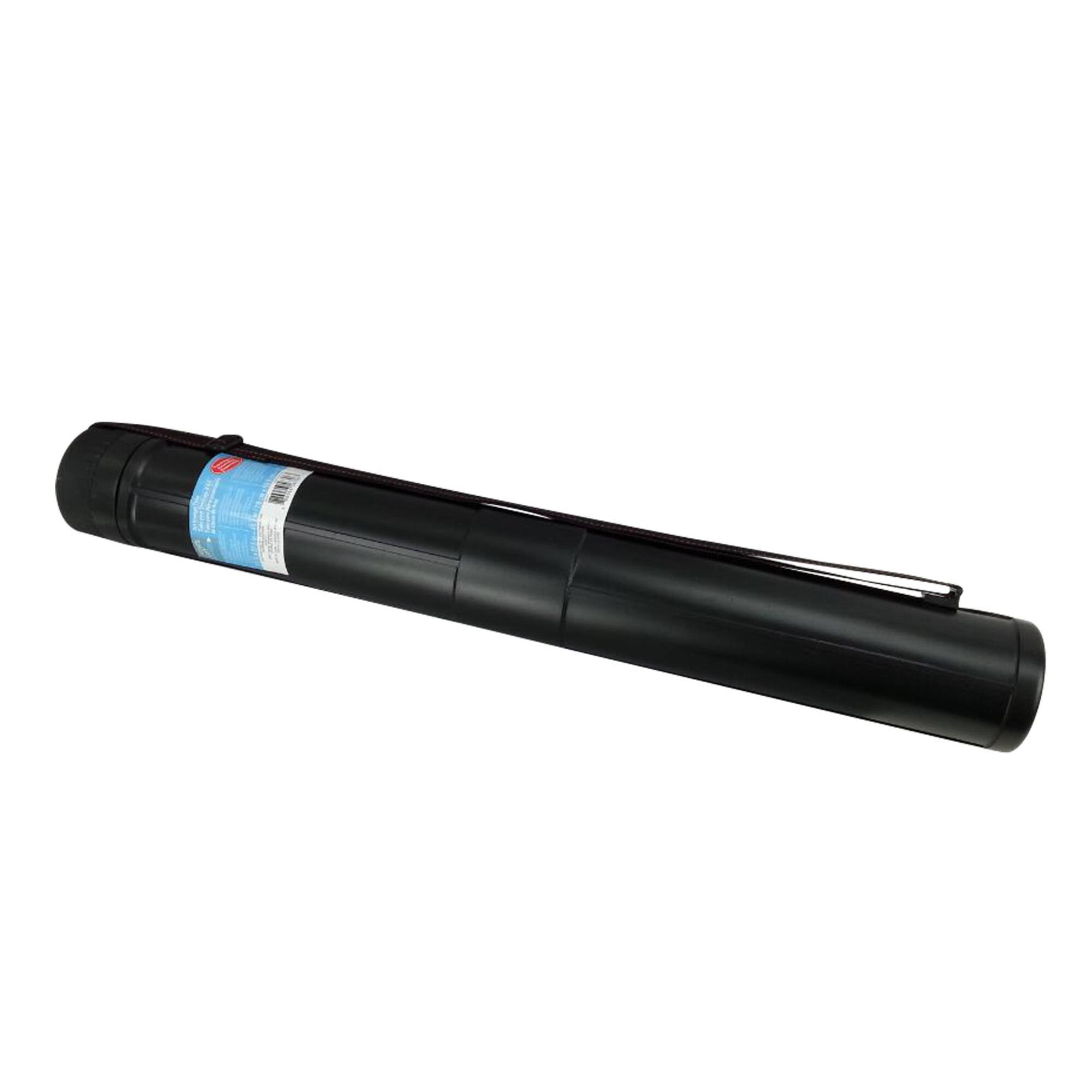 8 Pack: Black Plastic Telescopic Art Tube by Artist's Loft®